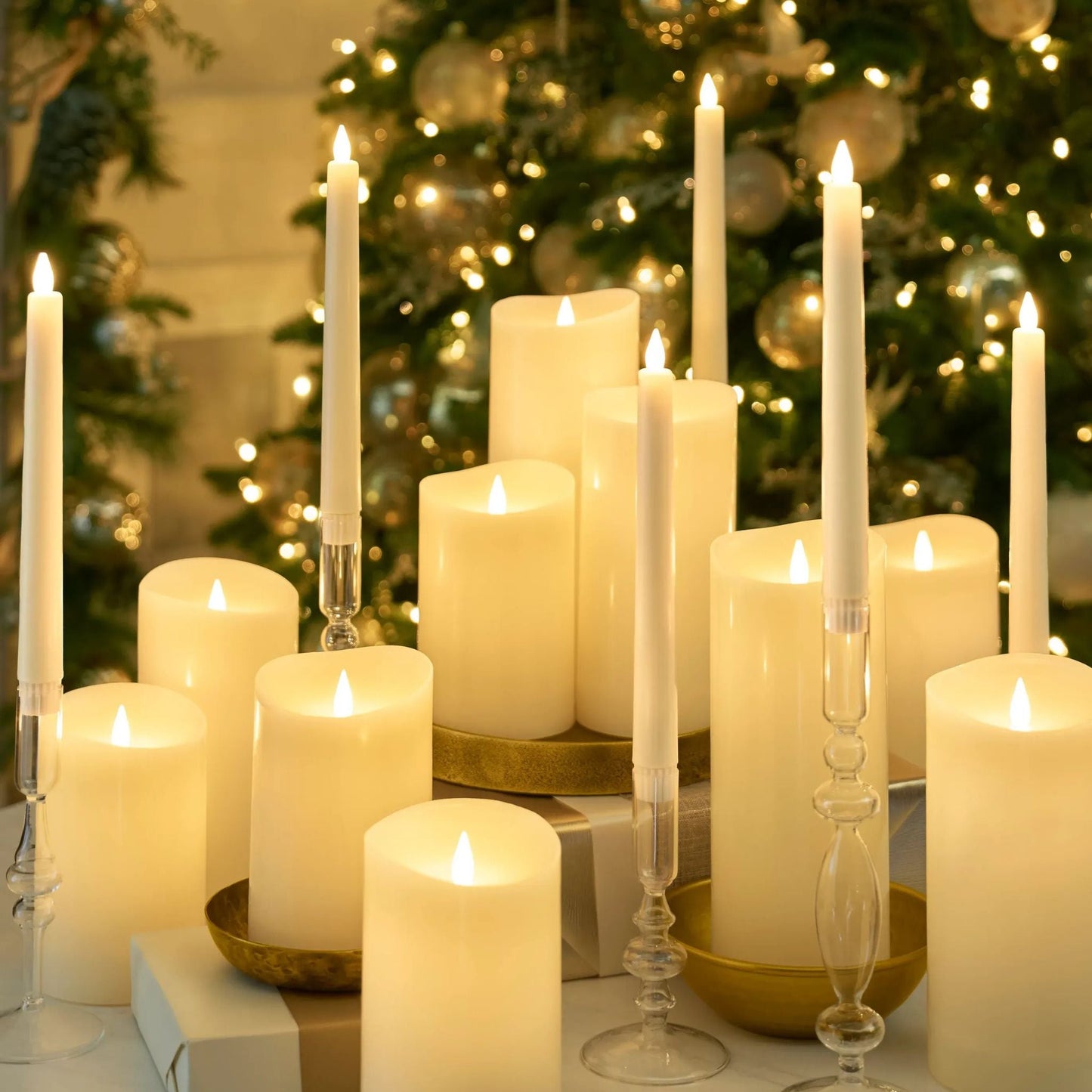 Klassiske flammeløse bloklys