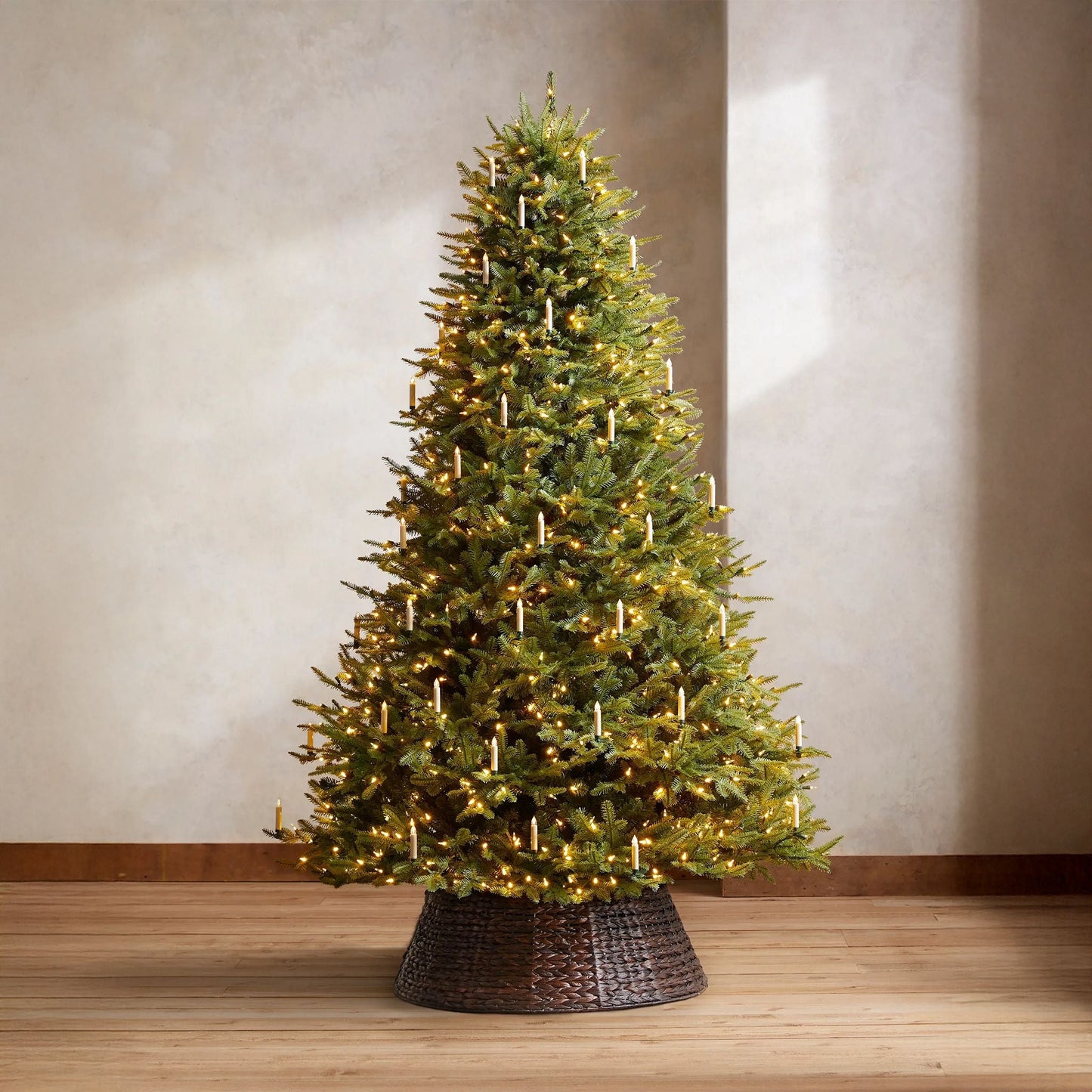 LED-julelys til juletræ - sæt med 10 stk.