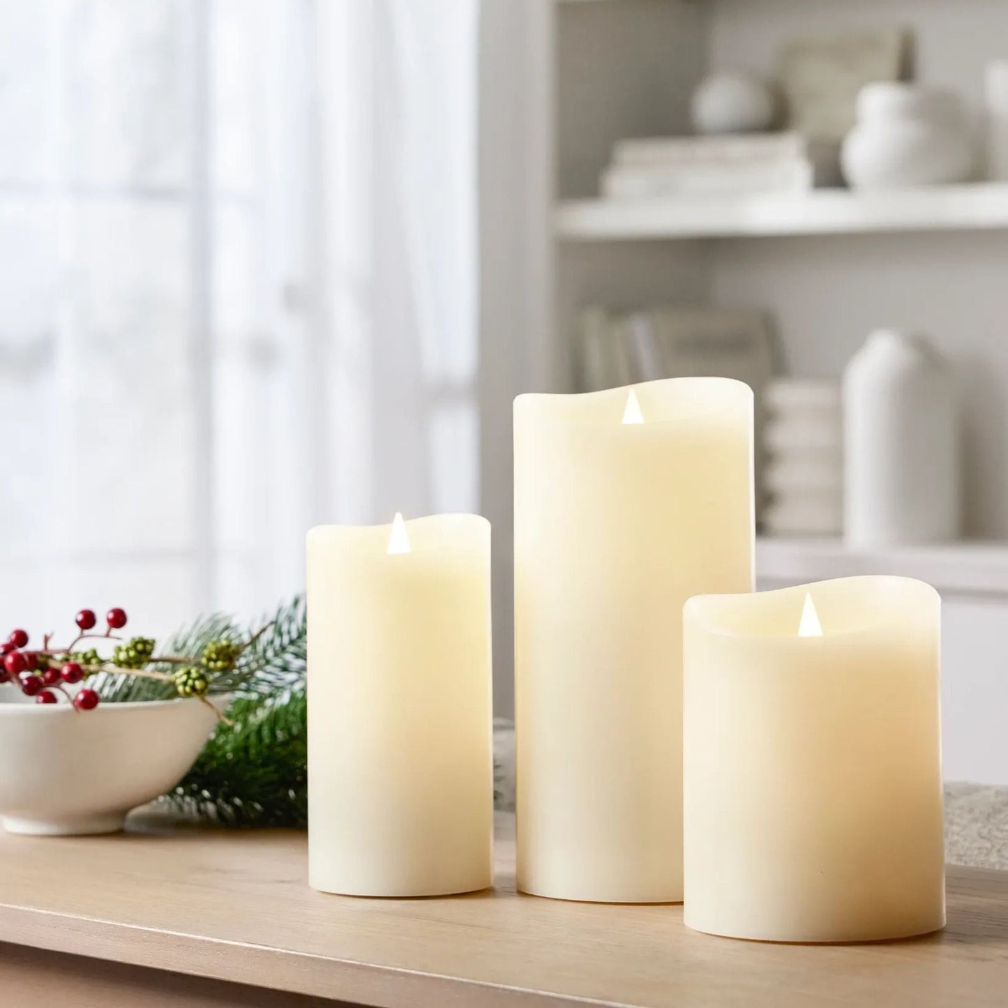 Klassiske flammeløse bloklys