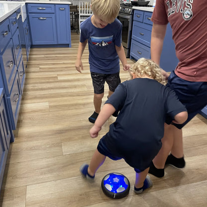 LED Hover Football – Sjovt Indendørsspil for Børn og Familie