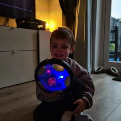 LED Hover Football – Sjovt Indendørsspil for Børn og Familie
